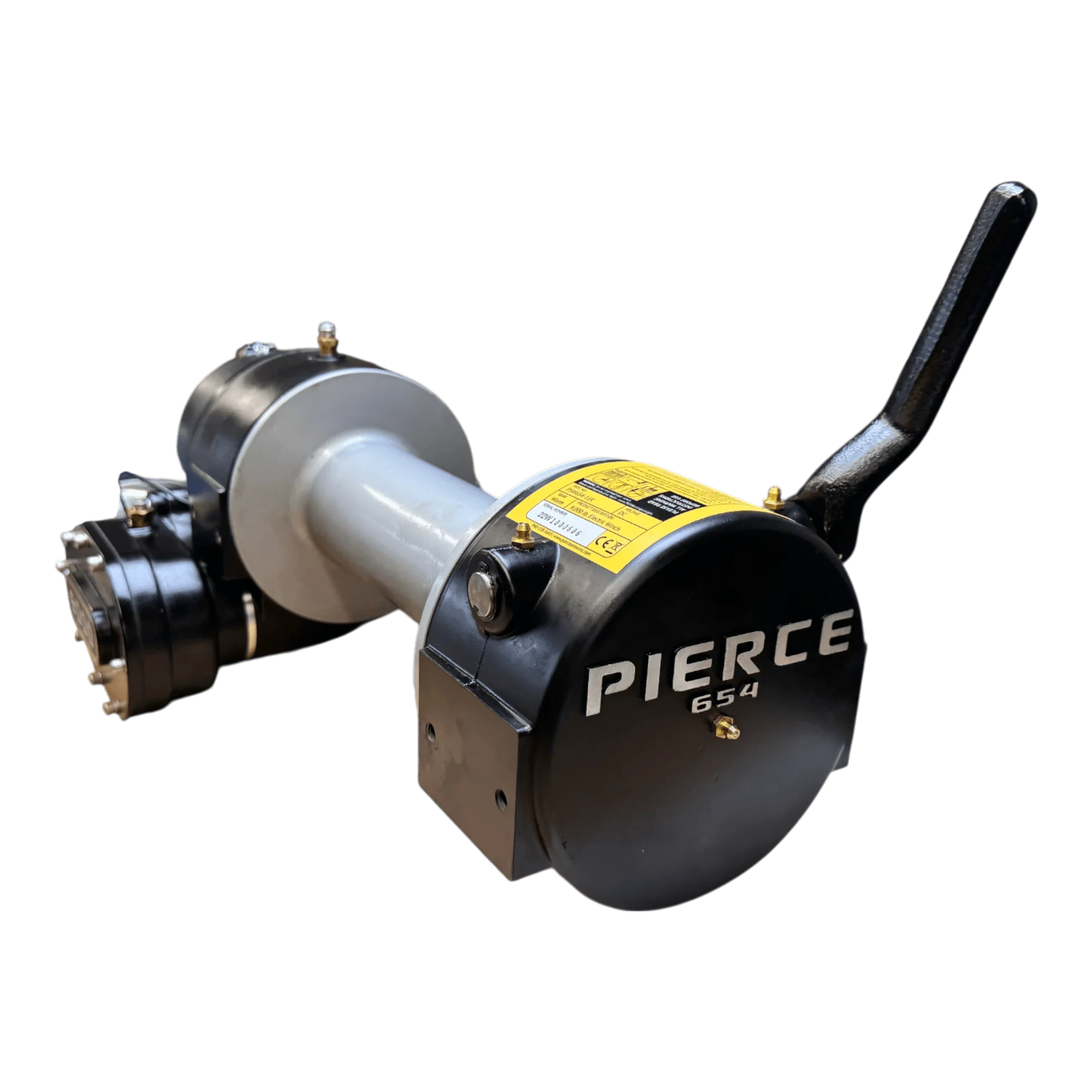 Pierce Arrow 9,000 lb 12V worm gear winch, 11 in drum