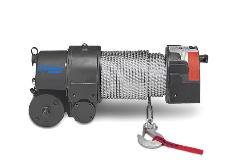 Ramsey RE 10000R electric worm gear winch