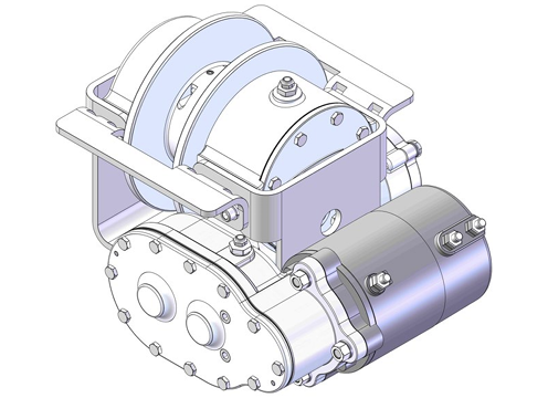 Ramsey DCG8R worm gear hoist