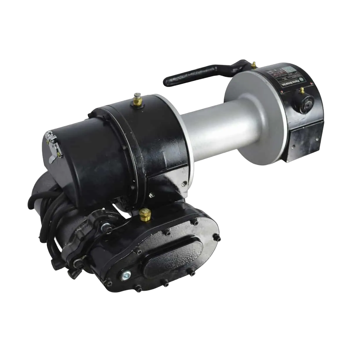 Pierce Arrow 12,500 lb 12V worm gear winch, 8 in drum