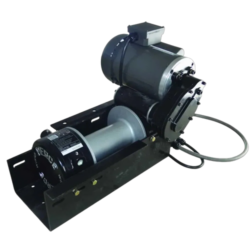 Pierce Arrow 11,000 lb 110V worm gear winch, 8 in drum